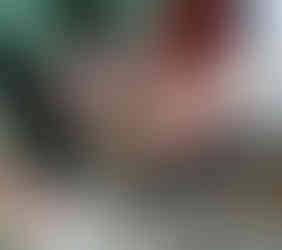 Hands sorting biodynamic preparations over a glass bowl outdoors, with green and brown sleeves of clothing visible. The setting is natural and collaborative.