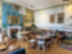 inside MIC Café in Moor Imagination Centre in Buckfastleigh, Devon