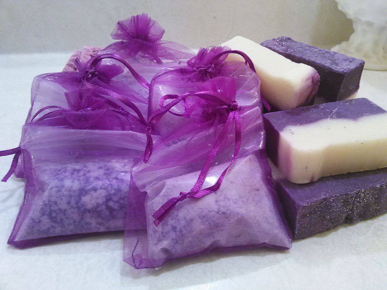Single Use Organza Bagged 2oz Lavender Bath Escape
