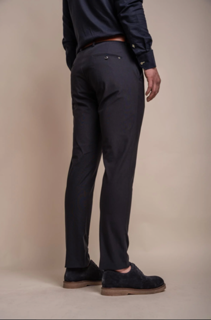 Miniature : Pantalon chino stretch marine