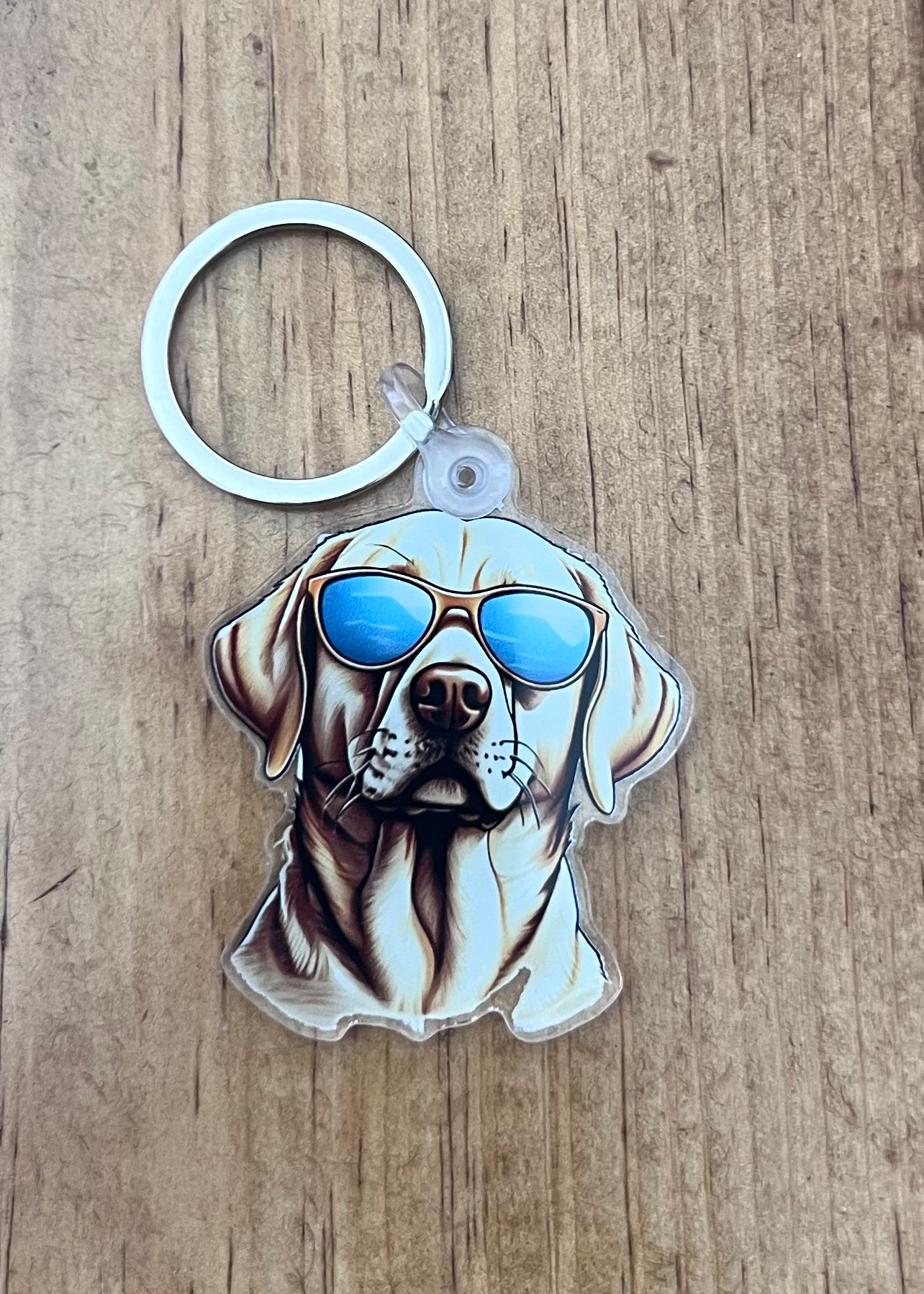 Yellow Lab Keychain