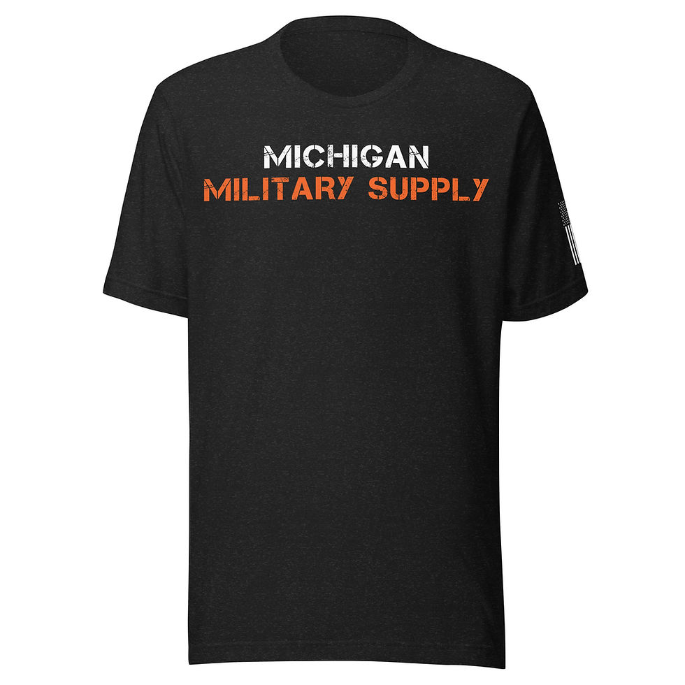 Michigan Military Supply Graphic Tee (Halloween/Orange)