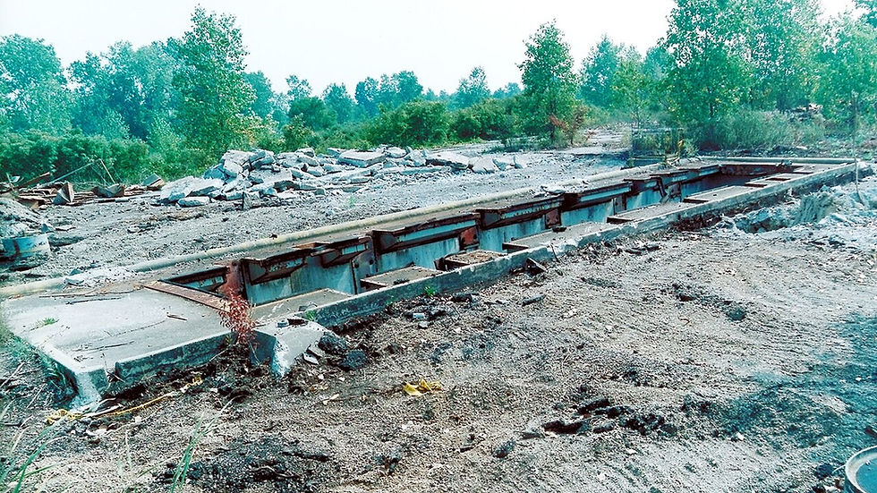 Former Nike site D-57/58 in Newport, Michigan (1996)