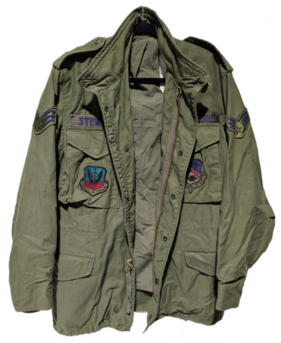 【USAF】OD コットンサテン OG-107 フィールドジャケット S-449 USAF】OD コットンサテン OG-107 フィールドジャケット S-449