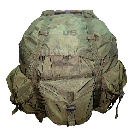 70s US.ARMY LC-1 アリスパック セージグリーン バックパック USGI Large OD Green LC-1 ALICE Field Pack w/ Frame & Straps