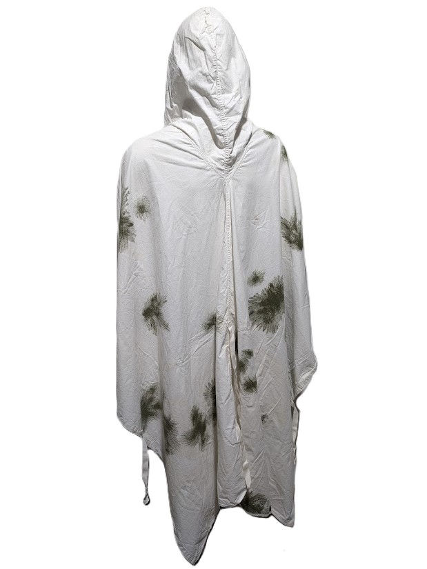 Vintage West German Bundeswehr Schneetarn Snow Camo Poncho - Pausch
