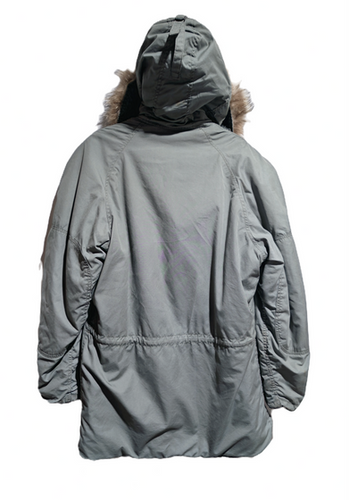 Vintage U.S. Air Force Flying Jacket N-3B Parka w/ Real Fur Ruff