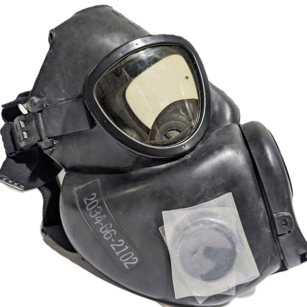 NOS 1966 US Army ABC-M17 Gas Mask MSA Medium w/ Carrier & Sealed Filters
