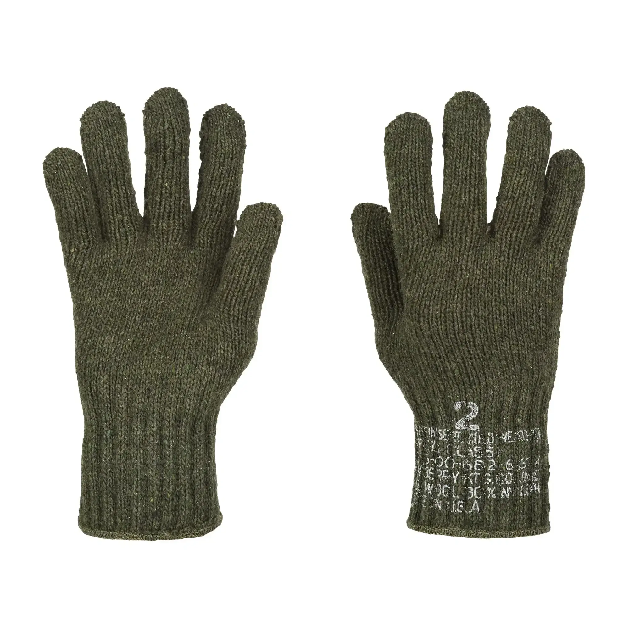 USGI OD Wool Glove Inserts/Liners