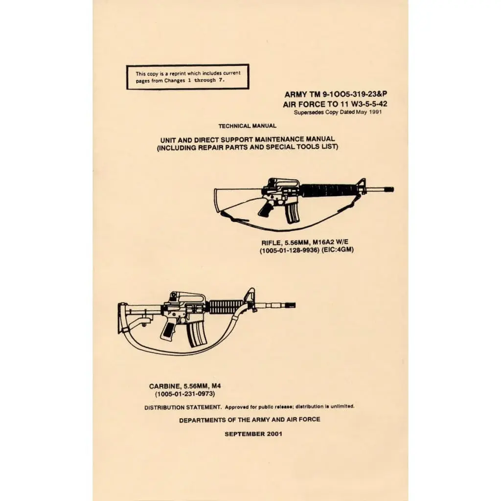 Unit & Direct Support 5.56 Maintenance Field Manual