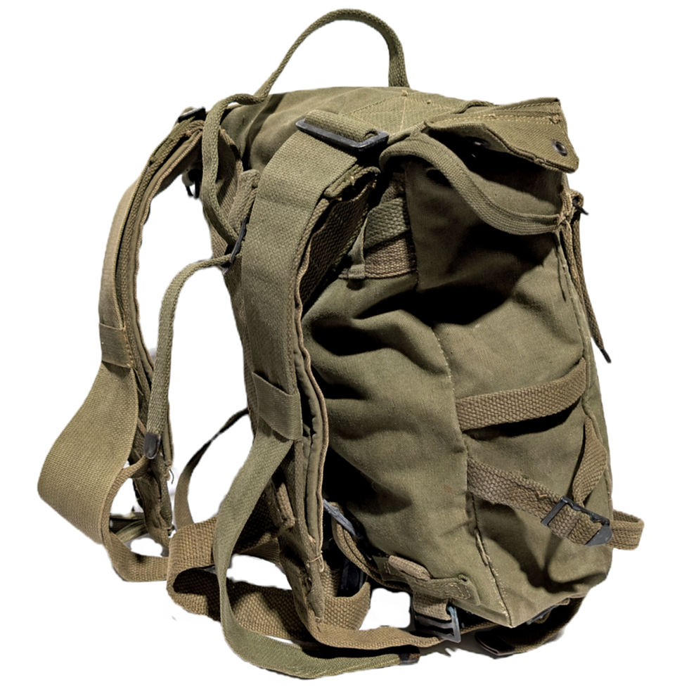 Vintage Korean War '51 U.S. Army M-1945 Combat Field Pack w/ Instruction Panel