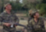 Green Beret w/ ARVN Troops in Tigerstripe