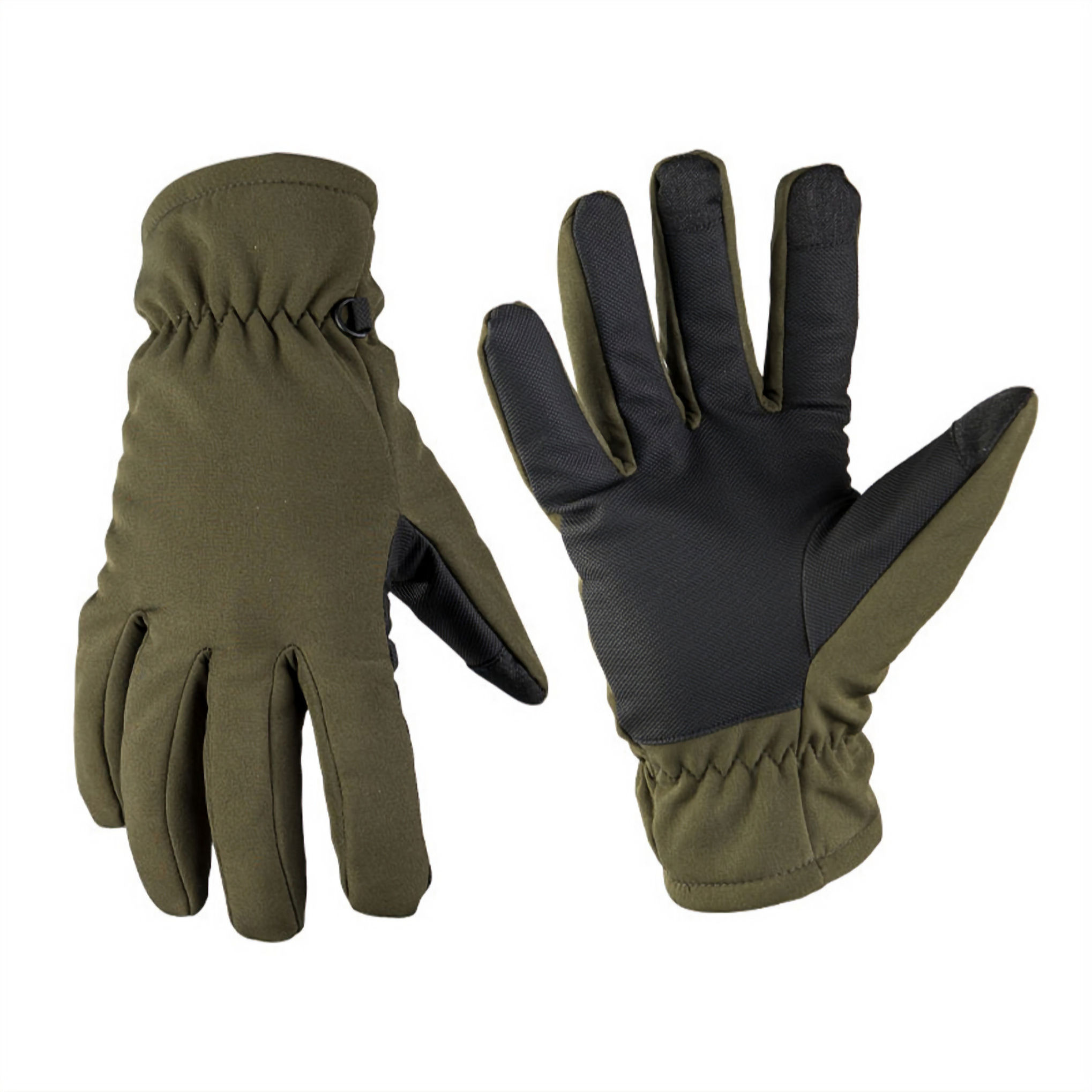 Mil-Tec® OD Green Thinsulate™ Softshell Gloves