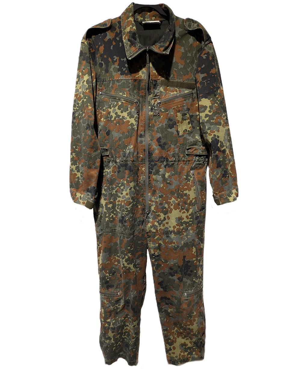 1993 German Bundeswehr Flecktarn Panzerkombi Tanker Coveralls - Gr. 2