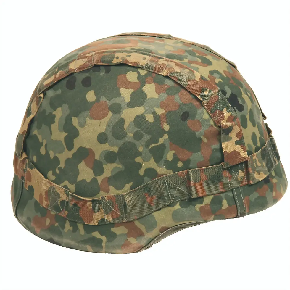German Issued Flecktarn Helmet Cover