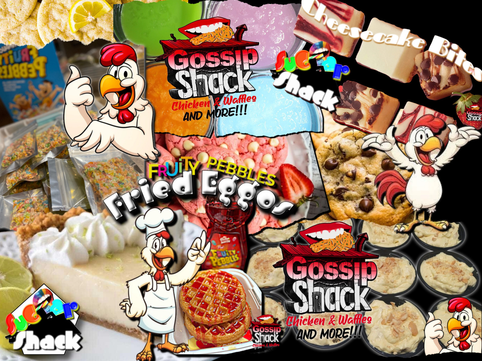 Arranged Food and Objects