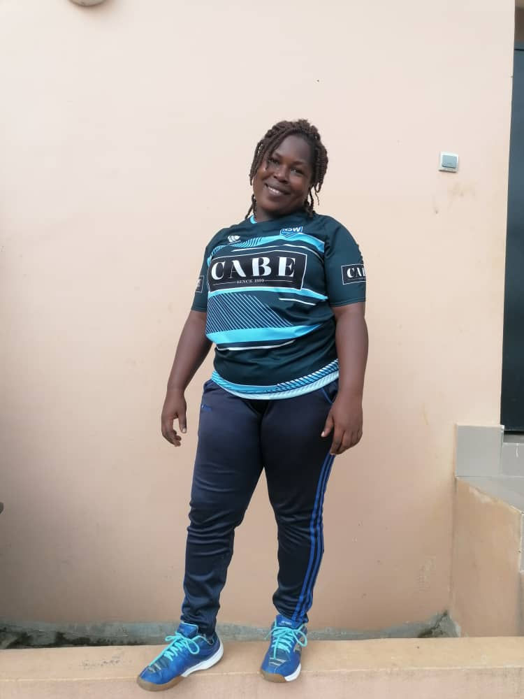 Carine from Cotê d’ivoire rugby league