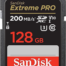 A sandisk memory card