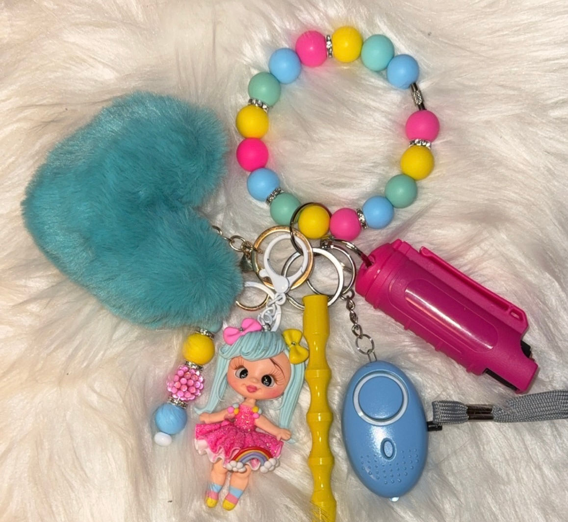 Trixy Beaded Keychain