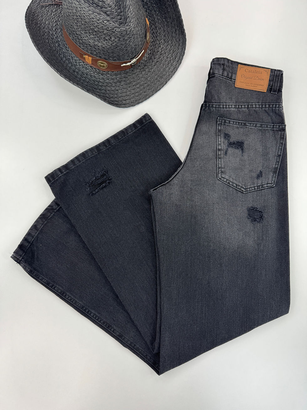 Miniatura: Jeans Baggy Ange Black