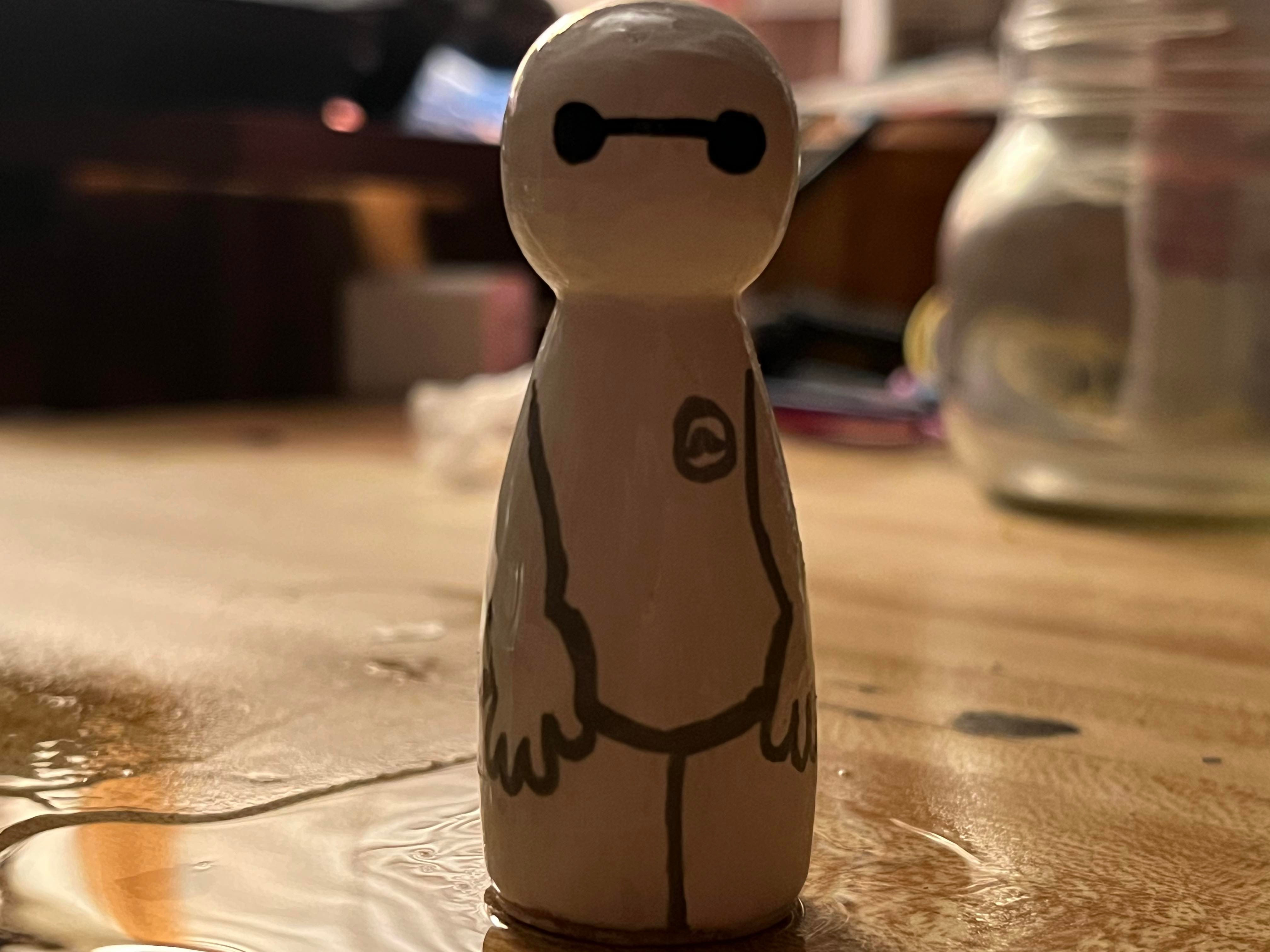 Baymax (Big Hero 6) Peg Doll