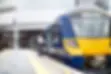 Train on Platform