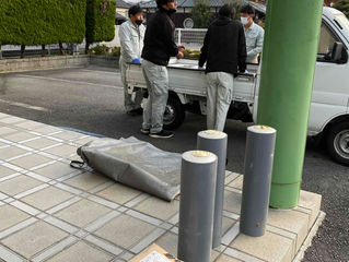 2級基準点埋設は・・・運ぶだけで大変だった・・・