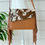 Thumbnail: Cowhide Crossbody Shoulder Purse Handbag Western Bag Tan Western Leather Fringe