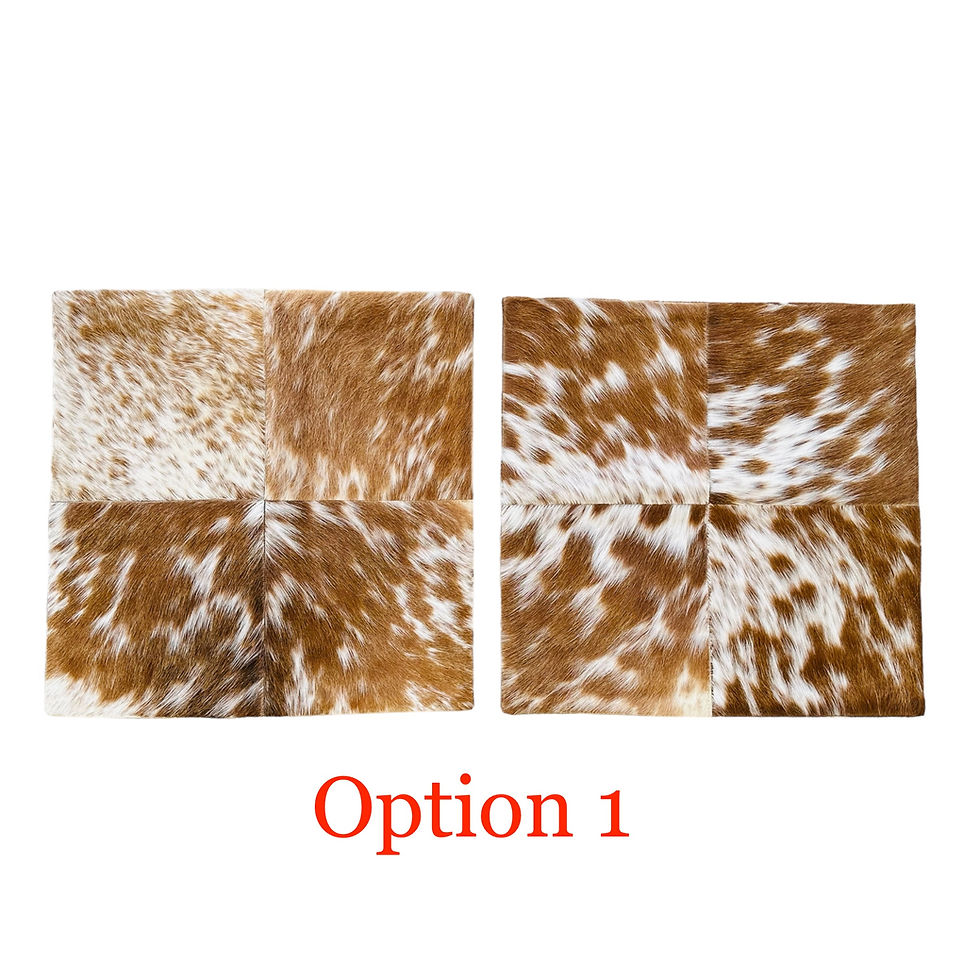 Thumbnail: Cowhide Pillow Cushion Covers Leather Brown