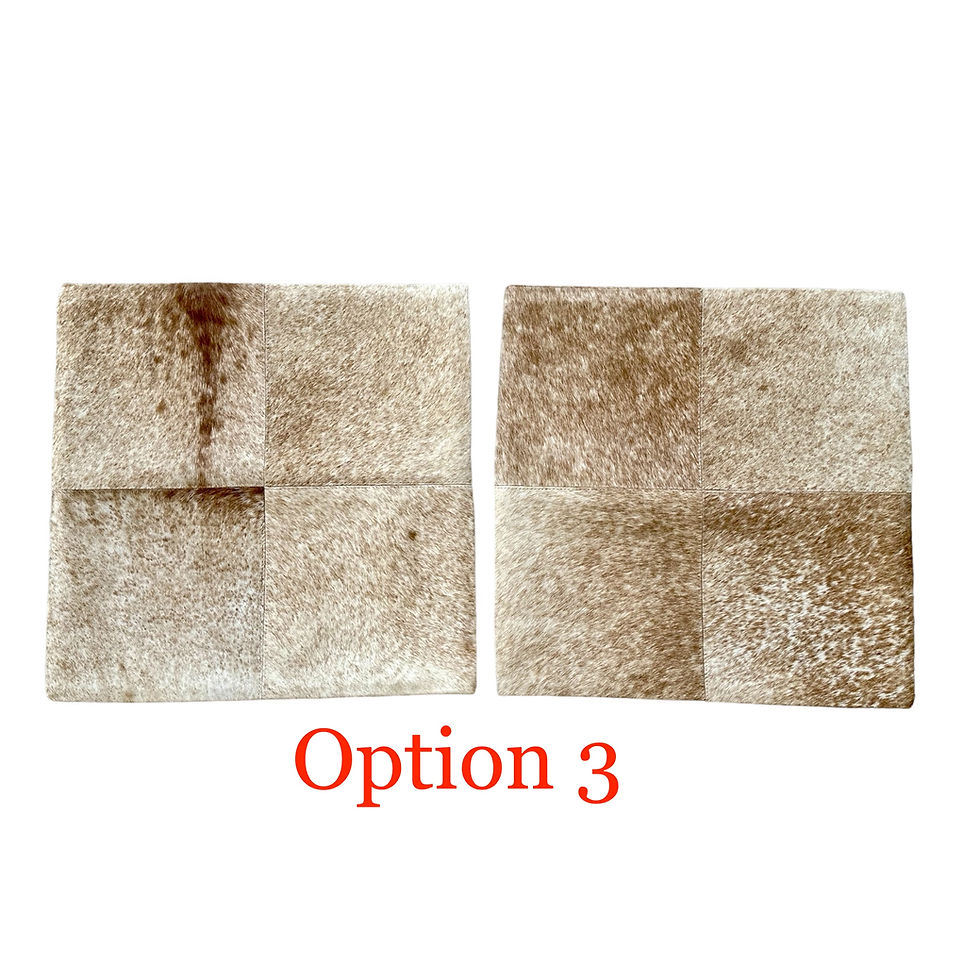 Thumbnail: Cowhide Pillow Cushion Covers Leather Brown