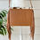 Thumbnail: Cowhide Crossbody Shoulder Purse Handbag Western Bag Tan Western Leather Fringe