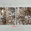 Thumbnail: Cowhide Pillow Cushion Covers Leather Brown- Set of 2