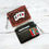 Thumbnail: Western Tooled Leather Aces Cards Mini Wallet ID Card Holder