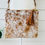 Thumbnail: Real Cowhide Leather Crossbody Rodeo Purse Tan
