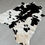 Thumbnail: Cowhide Leather Area Rug Rug Dark Brown