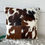 Thumbnail: Cowhide Pillow Cushion Covers Throw Leather Tricolor- Set of 2