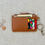 Thumbnail: Cowhide Leather Western Wallet Card Holder Keychain  Coin Purse - Amal