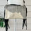 Thumbnail: Cowhide Leather Crossbody Purse With Fringes Gray Black