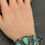 Thumbnail: Vintage MUSEUM QUALITY Navajo BISBEE Turquoise Sterling silver Cuff Bracelet