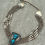 Thumbnail: Vintage 70's Navajo CARL LUTHY RAMON PLATERO Turquoise Sterling CHOKER Necklace