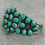 Thumbnail: Vintage 70's NAVAJO FRANK ARVISO ROYSTON Turquoise Cluster Sterling Bracelet