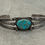 Thumbnail: Old Vintage NAVAJO LONE MOUNTAIN Turquoise Silver bracelet