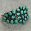 Thumbnail: Vintage 70's NAVAJO FRANK ARVISO ROYSTON Turquoise Cluster Sterling Bracelet