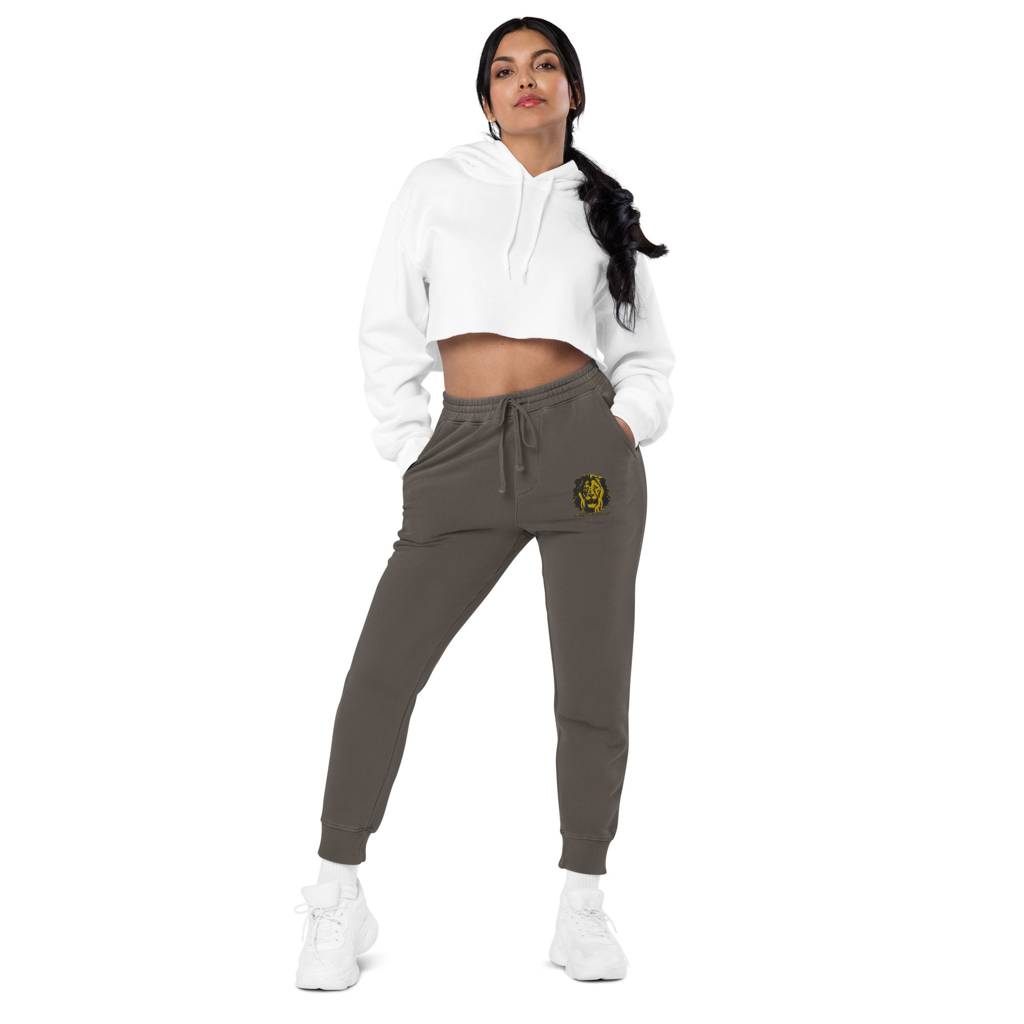 DazzleDiva pigment-dyed sweatpants