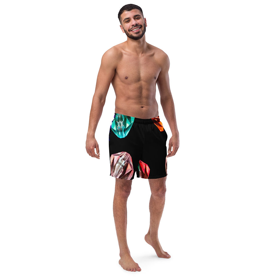 VividVelvet Swim Trunks
