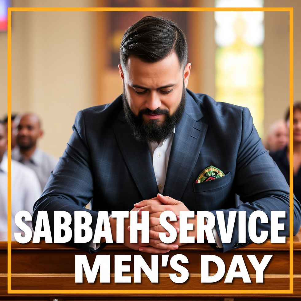 Sabbath/Men’s Day (Full Day)
