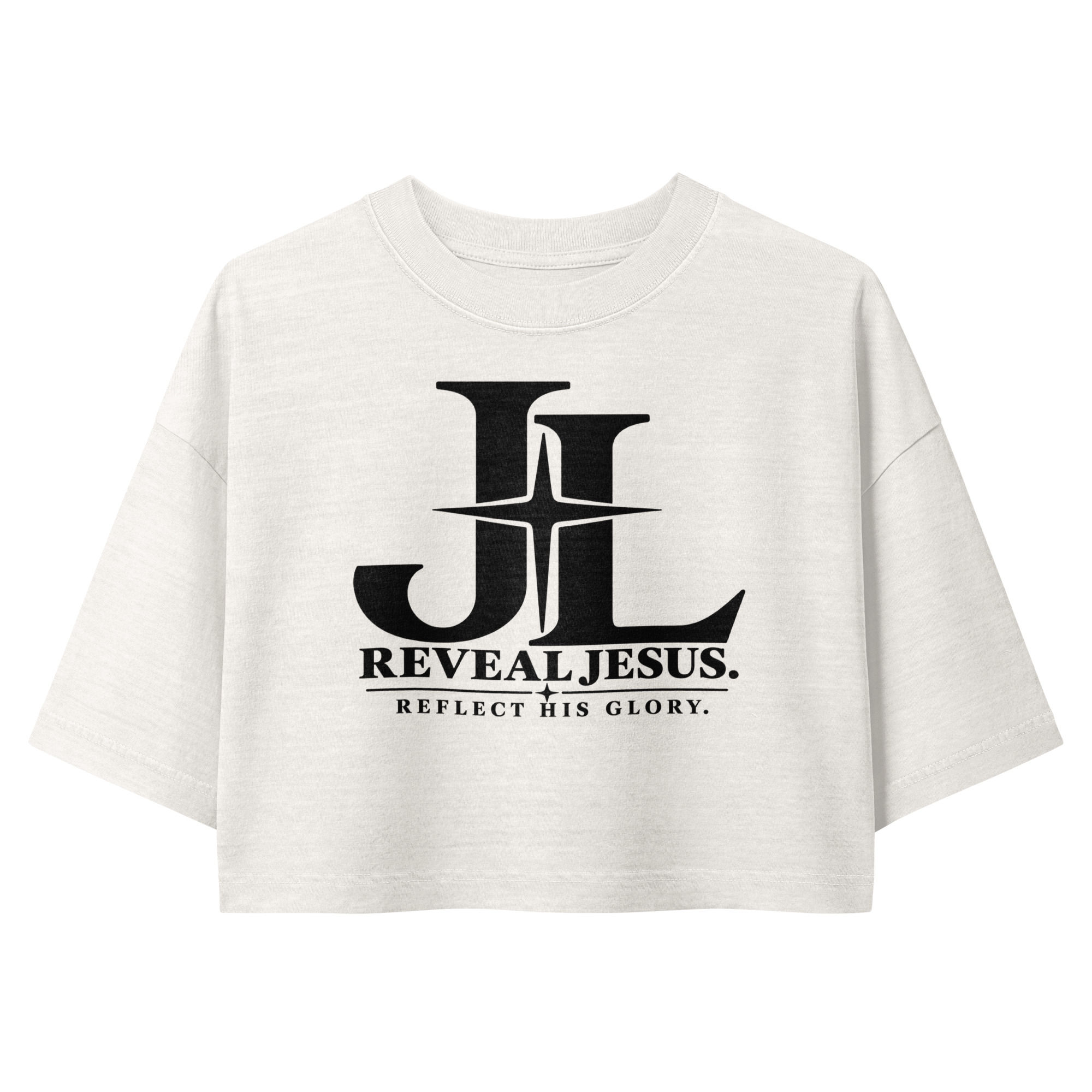 Just Lauxon Women’s garment dye cropped tee