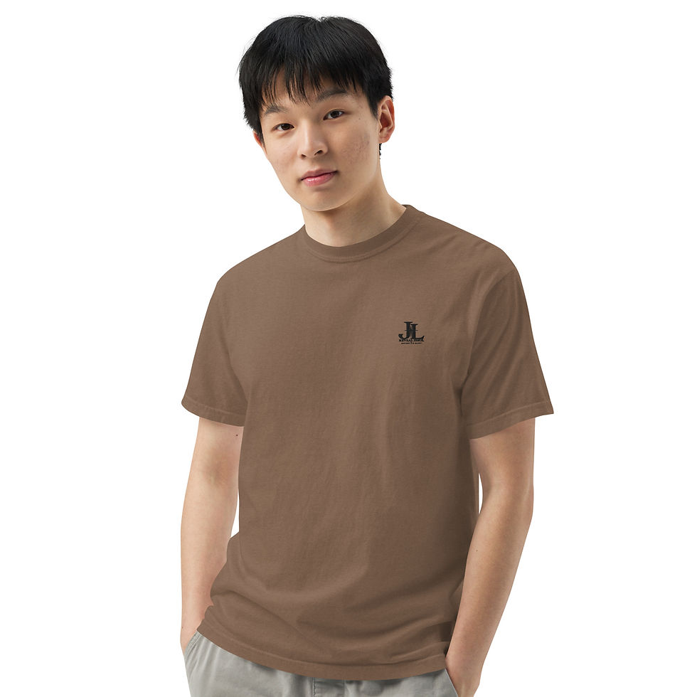 Thumbnail: Just Lauxon garment-dyed heavyweight t-shirt