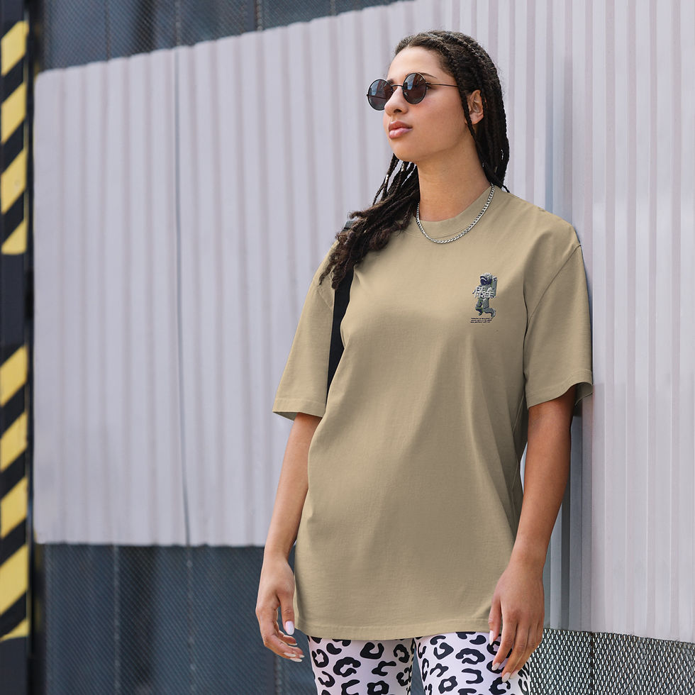 Thumbnail: Women Oversized faded t-shirt