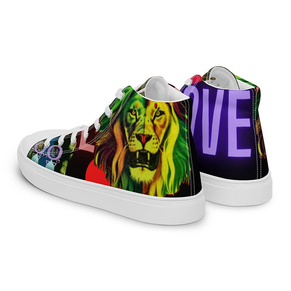 Thumbnail: Men’s high top canvas shoes
